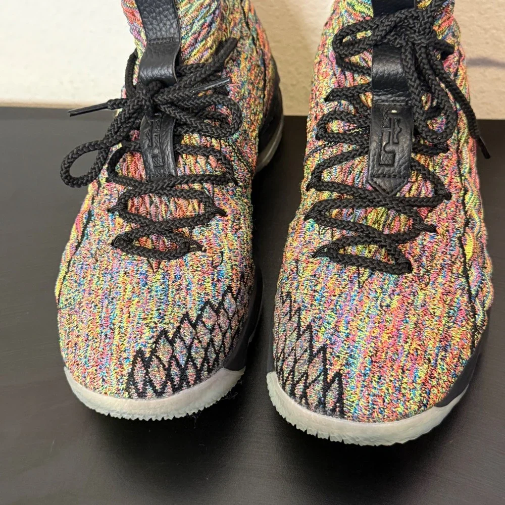 Nike LeBron 15 Four Horsemen Basketball Shoes Knit 897648-901‎ Mens 8.5